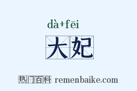 大妃是什么意思的图片